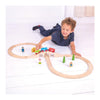 Bigjigs houten treinset, 26dlg.