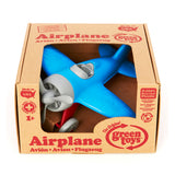 Avión de juguetes verdes de plástico reciclado azul - afbeelding 2