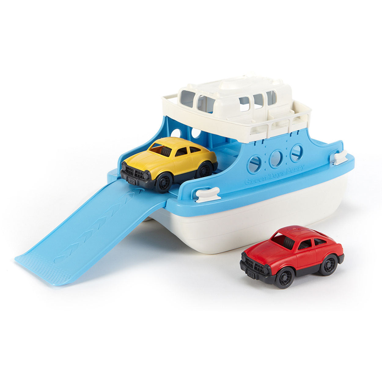 Green toys veerboot met auto's