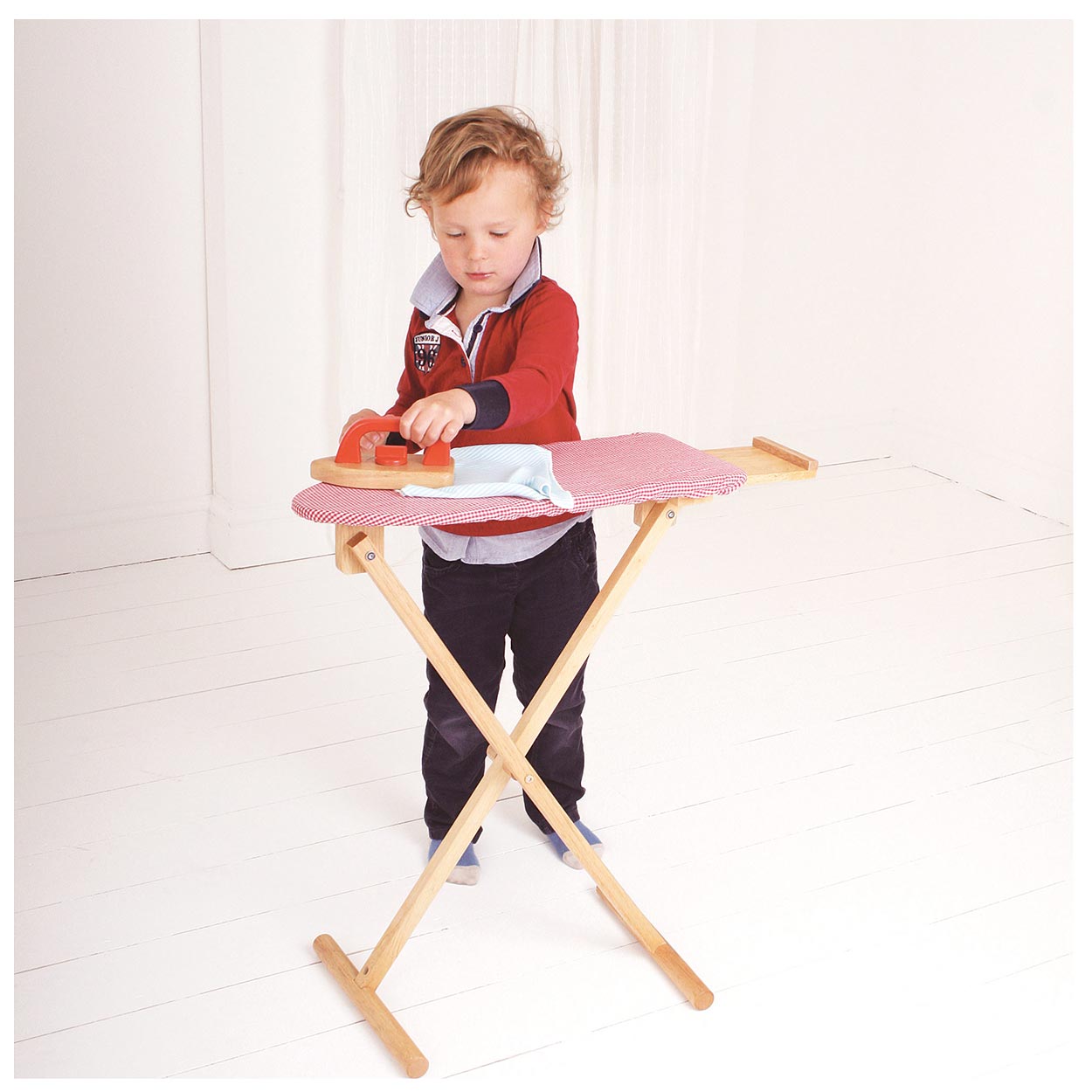 Bigjigs de madera planchar planchas de hierro