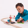 Bigjigs houten rails - laadstation steenkool