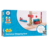 Bigjigs Wooden Rails Container Shipyard - afbeelding 2