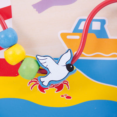 Bigjigs Actividades de madera tablero mar