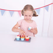 Bigjigs houten muffinset - afbeelding 5