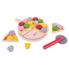 Bigjigs houten pizza met beleg