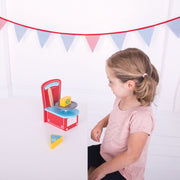 Bigjigs toys bigjigs houten weegschaal - afbeelding 3