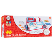 Bigjigs Houten Kassa met Scanner, 30dlg. - afbeelding 2