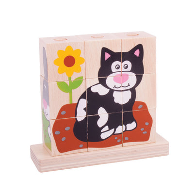 BigJigs Madzle Puzzle Pets, 10st.