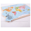 Bigjigs houten wereldkaart puzzel, 35dlg.