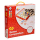 Bigjigs wooden board games, 4in1