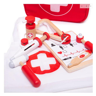 Set de doctor de madera bigjigs