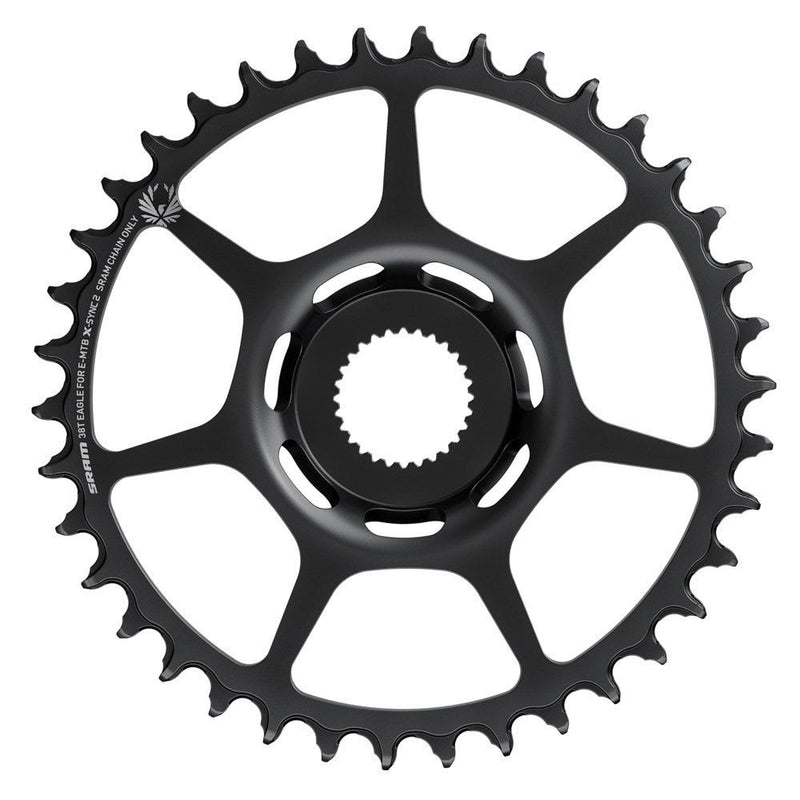 Sram kettingblad x-sync 2 eagle 38 tands bosch gen4 direct mount zwart non boost