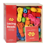 Bigjigs perle di legno in pentola, 95dlg. - afbeelding 1