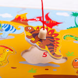 Bigjigs Dinos del juego de pescado magnético - afbeelding 3