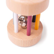 Bigjigs wooden roll rattle, 100% FSC - afbeelding 2