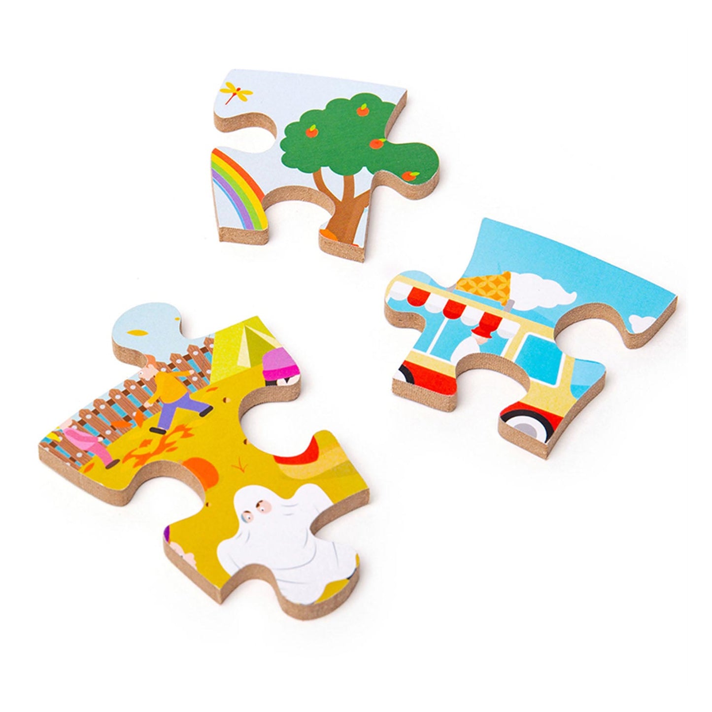 Bigjigs puzzle 4 stagioni intorno a 2+jr