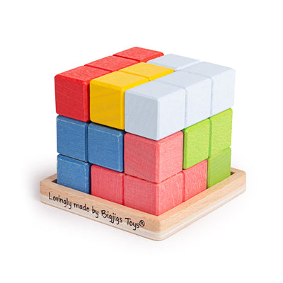 Bigjigs Lock-A-cube Kubus rompecabezas