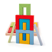 Bigjigs Bouwblokken: Deurposten Cilinders - afbeelding 3