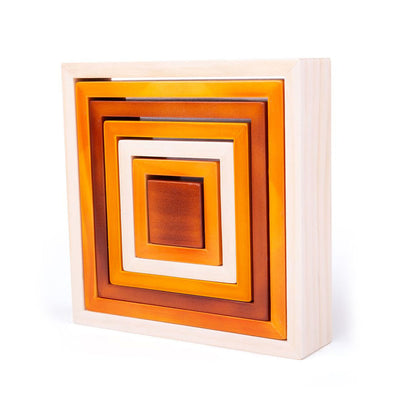 Bigjigs Wooden Square Stack Toys