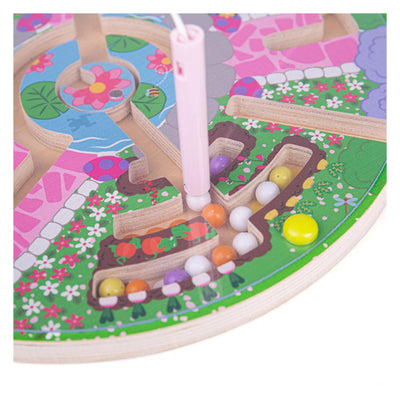 BigJigs Magnetic Doolhof Game Bloementuin