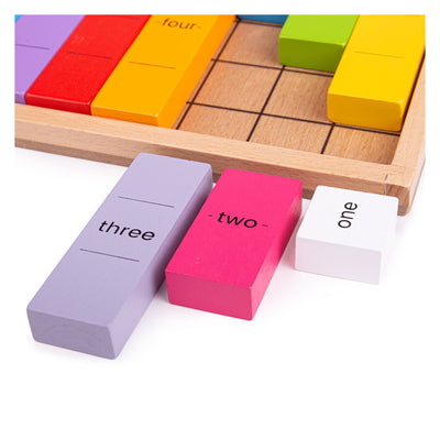 BigJigs Houten Cálculo Play Figuras Connect