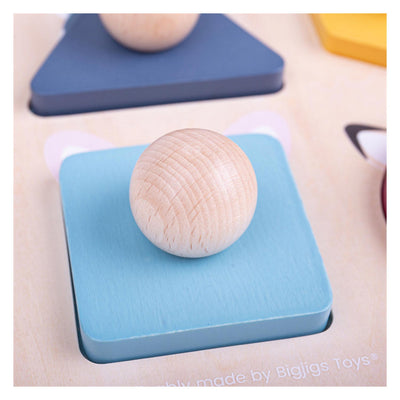 Bigjigs noppen rompecabina animales de bosque fsc 100%