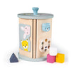 Bigjigs Rolling Activity Box and Shape Stufato di legno, 5dlg.