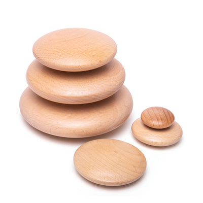 Bigjigs Wooden Pebble Brick Balance Game