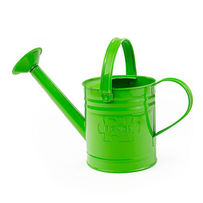 Bigjigs green metal watering lattine