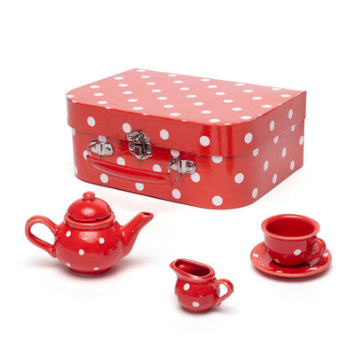 Bigjigs Porcelana Tea Force en Buurtcase, 12dlg.