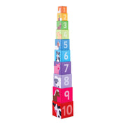 Bigjigs boerderij stapeltoren, 10dlg. - afbeelding 1