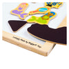Piastra magnetica bigjigs con bordo di legno