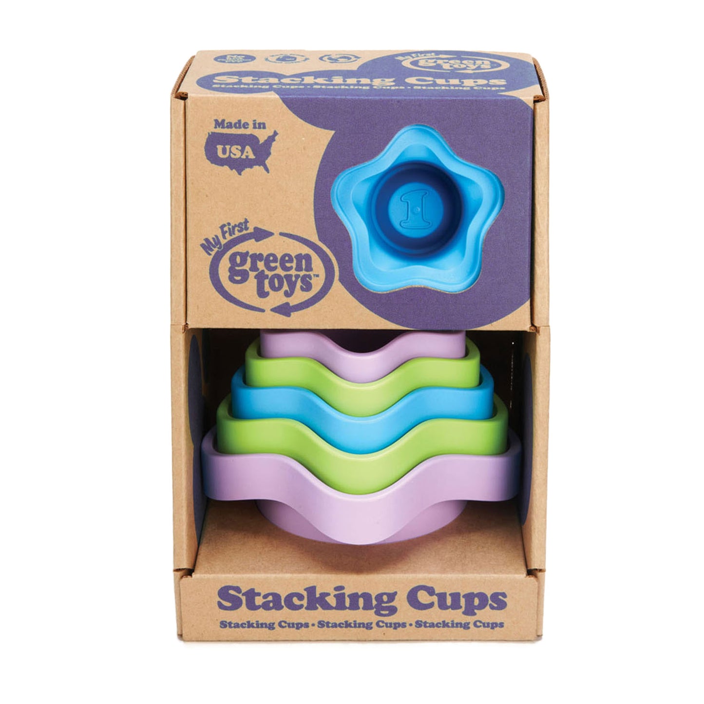 Green Toys Stacker Cups Stars