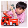 Bigjigs houten brandweerwagen