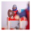 Bigjigs Wooden Medieval Knights, 4 °.