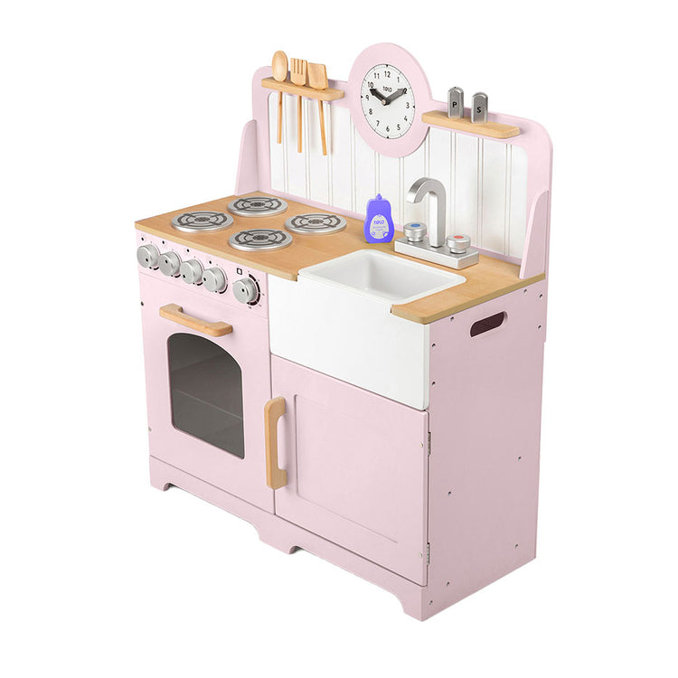 Tidlo Wooden Play Kitchen Rural Rural, 7dlg.
