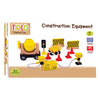 Tidlo wooden dollhouse construction workers construction material, 13dlg.