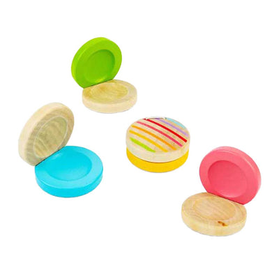 Bigjigs wooden castagnette color