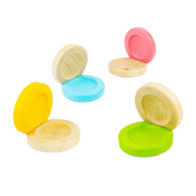 Colore castagnette in legno Bigjigs