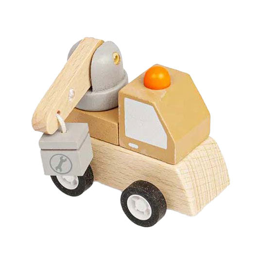 Bigjigs camion tornante in legno