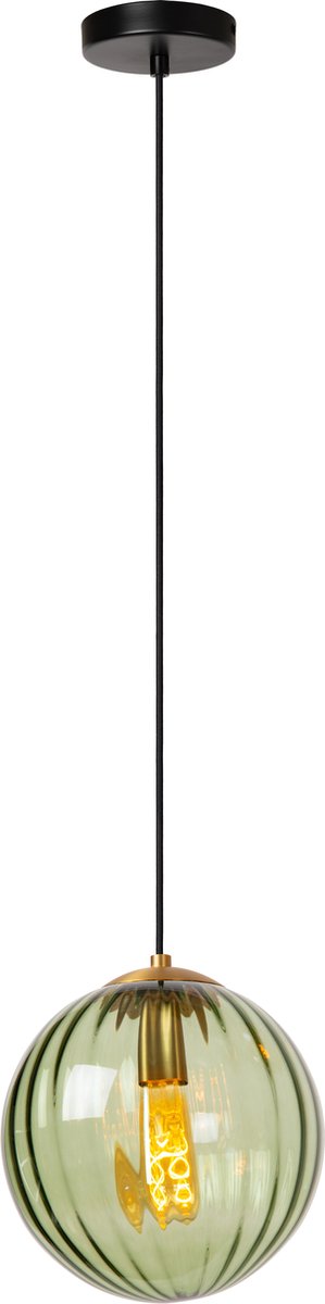 Lucide monsaraz - lámpara colgante - ø 25 cm - 1xe27 - verde