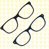 Spectrum Spectrum Reading Glasses Blue Black Square 2.50