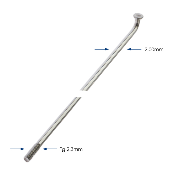 Spaken 296-14 Alpina Ø2,00 mm FG 2.3 zincato - argento (144 pezzi)