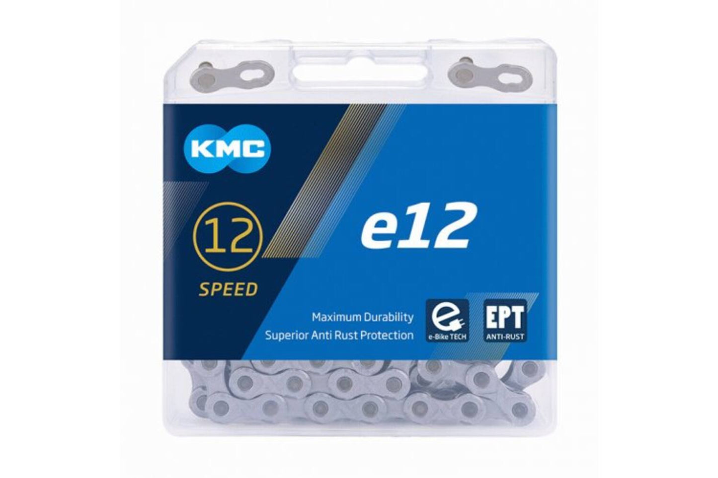 KMC E12 EPT Fietsketting 130 schakels Zilver