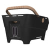Cesto Basil cento neo nero | multiplo | leva | 21l