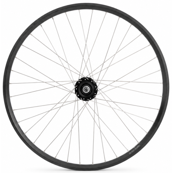 Ruota anteriore Shimano 28 x 1 4'' cerchio alluminio zac 2000 - dinamo al mozzo dh-c6000-3n - freno roller - nero silver