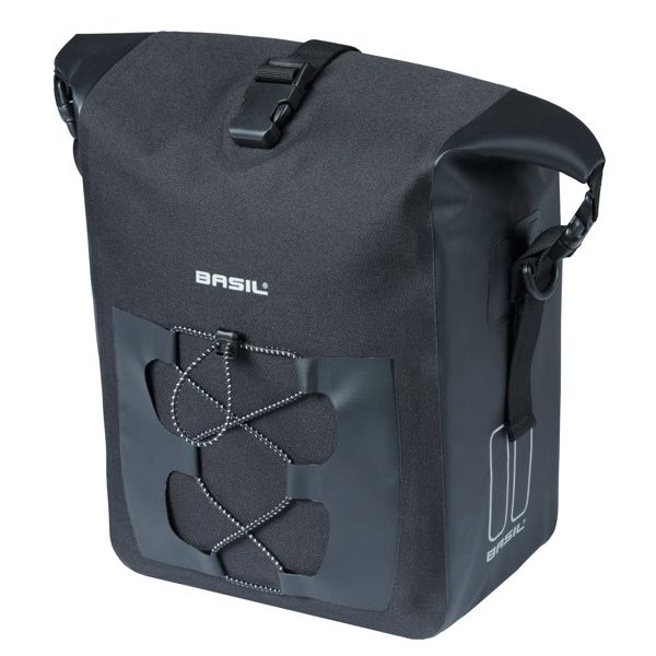 Basil bag navegador m single negro | ganchos de micrófono | 15l