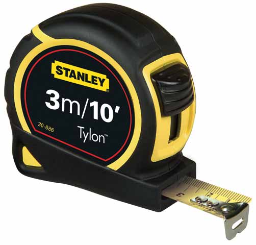 Stanley handgereedschap rolbandmaat stanley tylon | 3m 10' - 12,7mm - 0-30-686