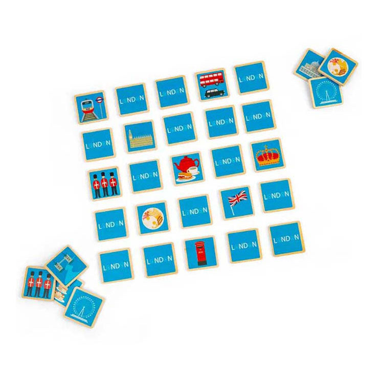BigJigs Wooden London Memo Game