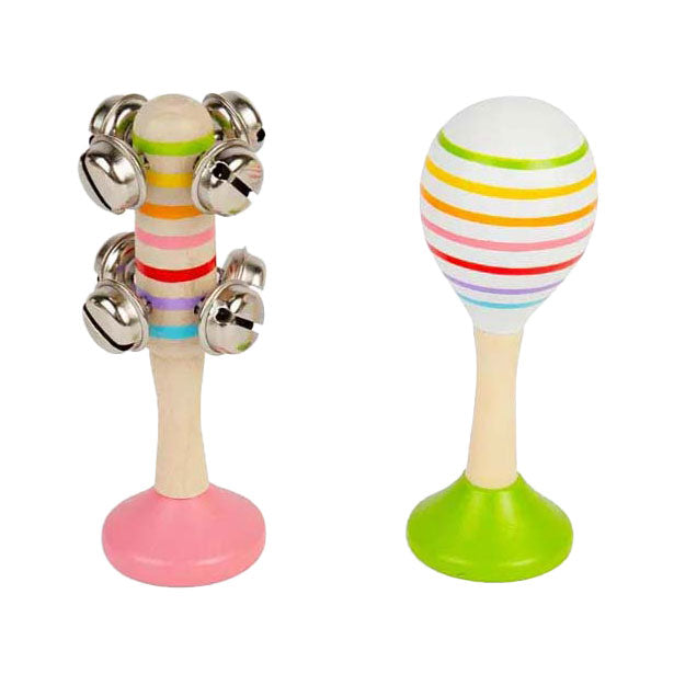 Bigjigs Wooden Musical Shak Set, 2st.